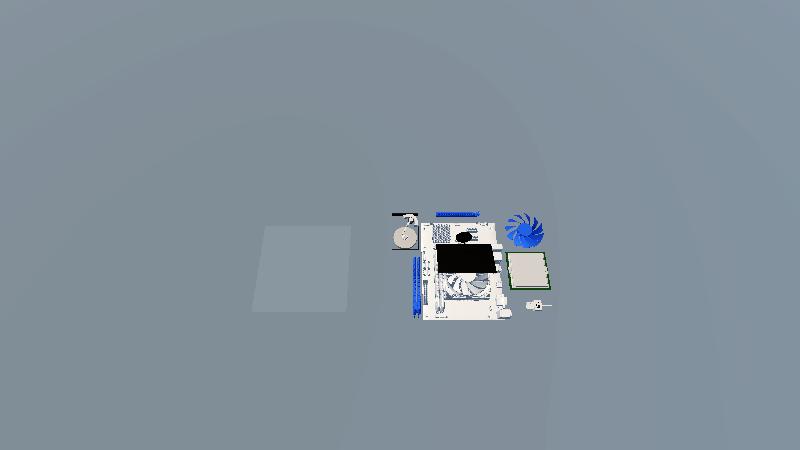 主板+风扇+内存条+显卡+硬盘+电源+电脑 功能展示界面