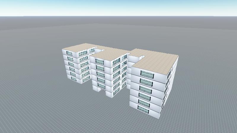 逸夫楼精细模型