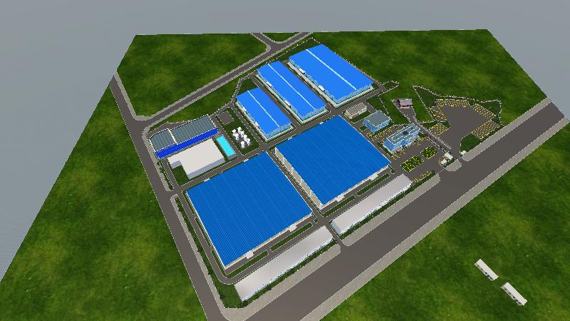 锂电池厂厂区图