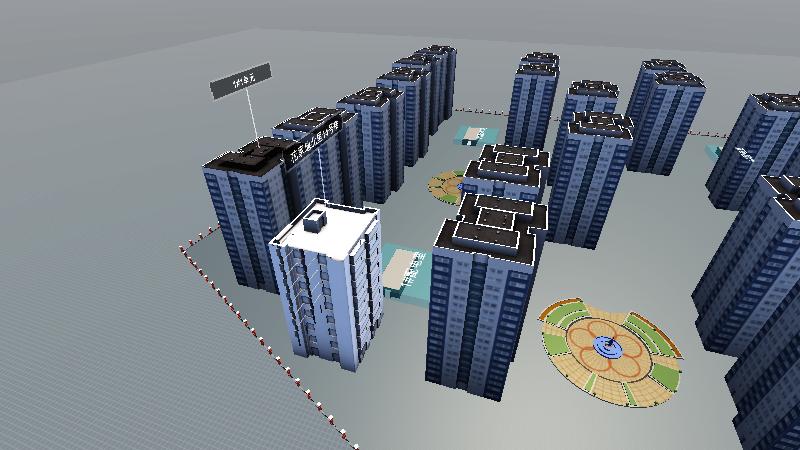 群鑫小区3D效果图1