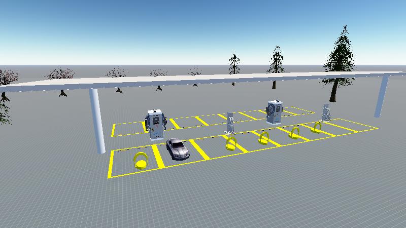 一拖四群充充电站