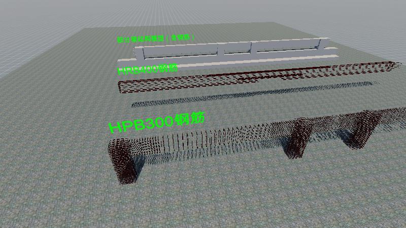 部分梁模型及钢筋展示 CB20210823141127