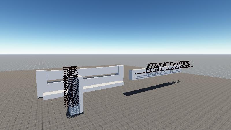 化工大楼结构模型区域二部分模型