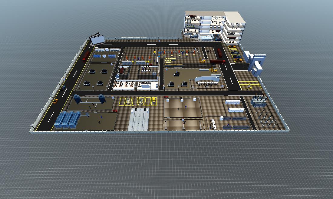 智能制造3D场景1