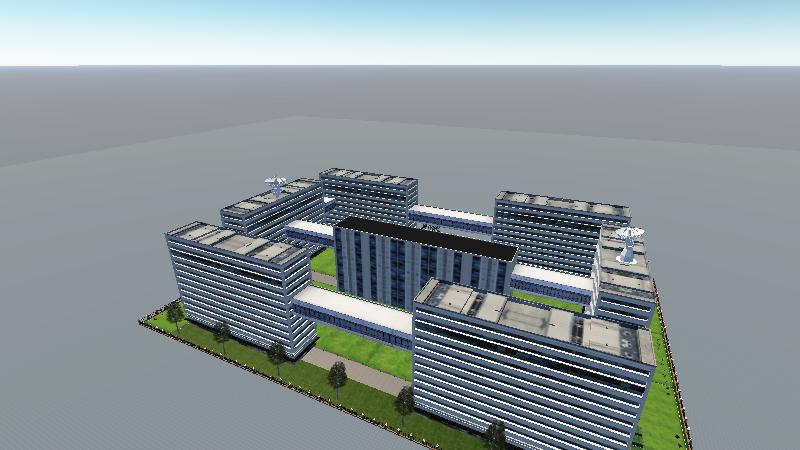 中科院全景卫星园区场景