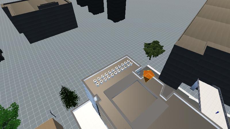 北广场外部模型