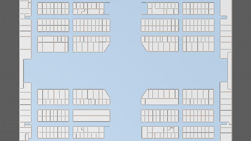 1号交易馆室内结构