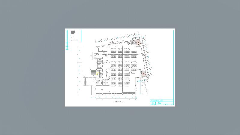 城东小学食堂及风雨操场1层