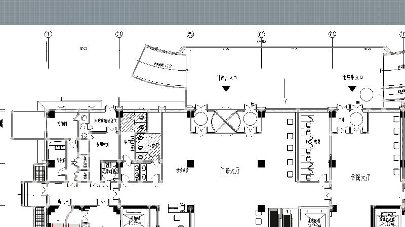 新疆医院综合病房楼1层