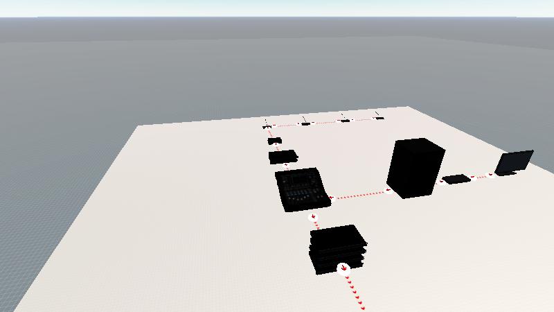 沈阳项目音频系统连接图