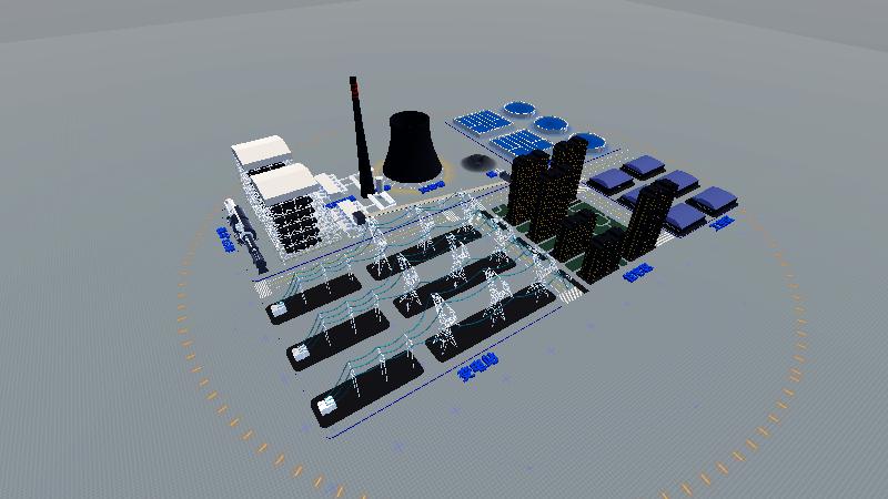 【抚州沙盘】电网电力