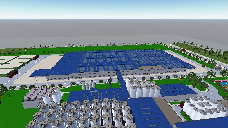 厂区模型微缩版