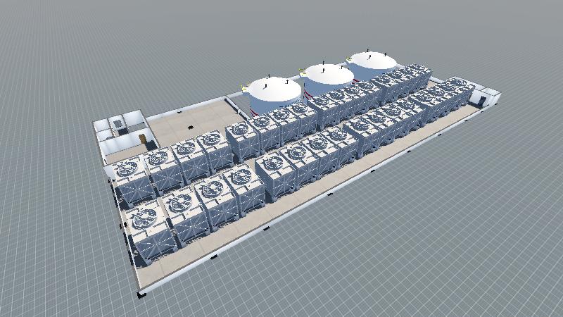 2号能源站屋面层