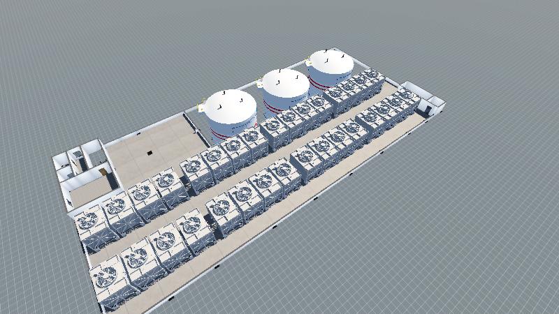 2号能源站屋面层