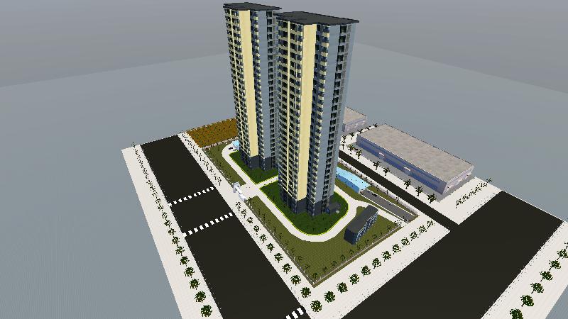 幸福家园合并小区楼