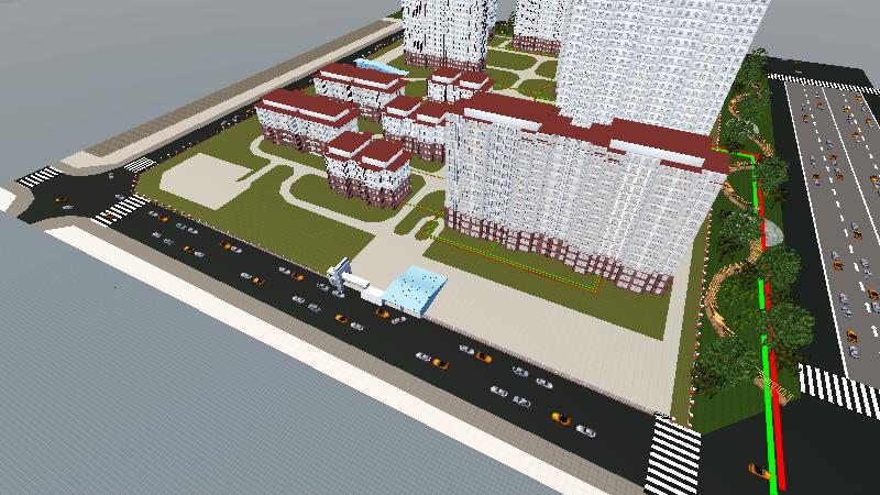 文汇嘉园B区换热站在地上