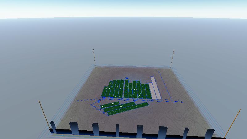 井下巷道场景-虚化地形