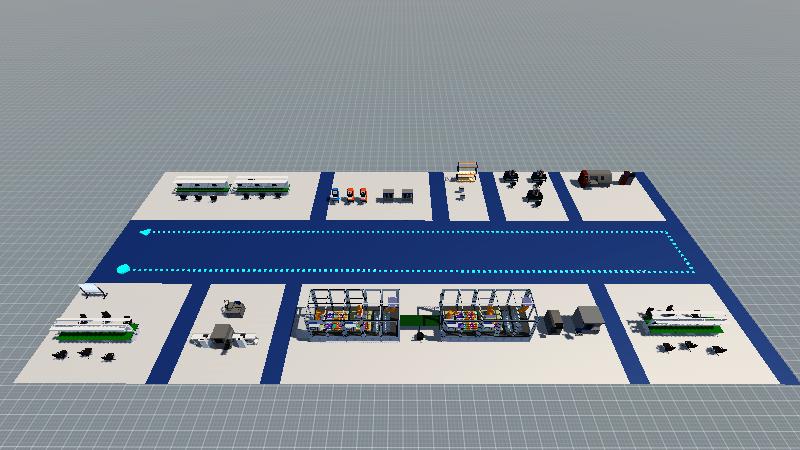 天线部件生产线