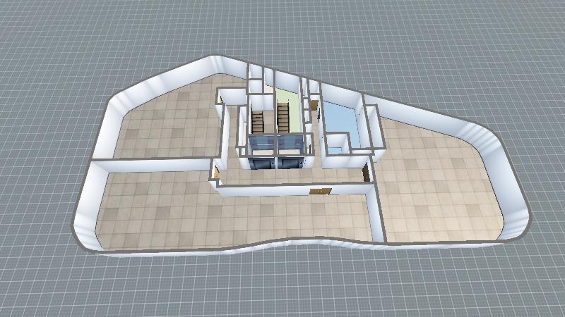 27号楼弱五层电平面图