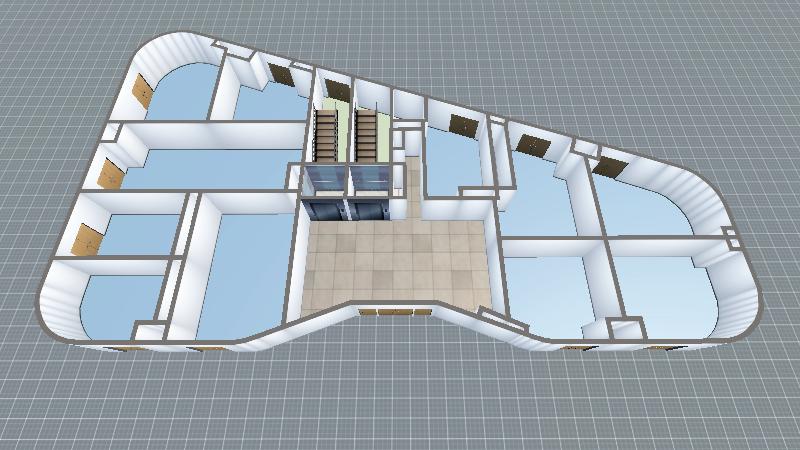 27号楼弱一层电平面图