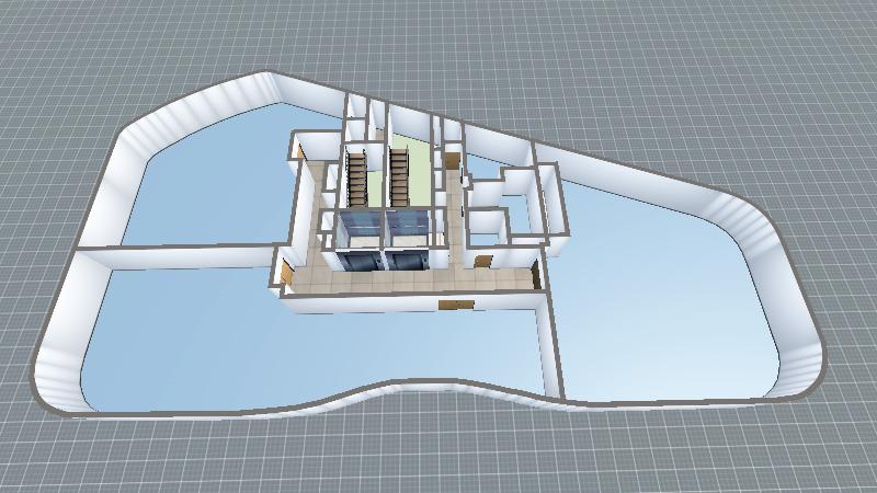 27号楼弱四层电平面图