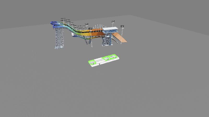 滑雪大跳台测试20210115