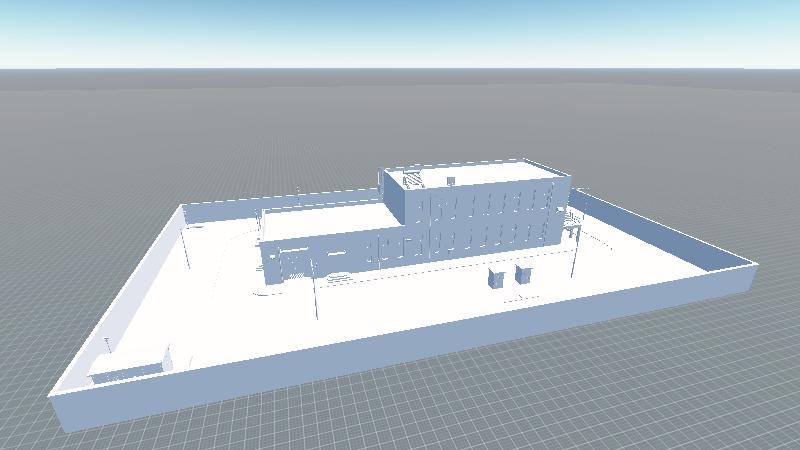 大厂动车所-白色外立面