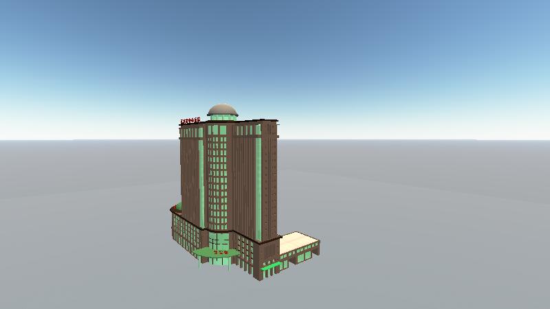 后湖医院3D外形