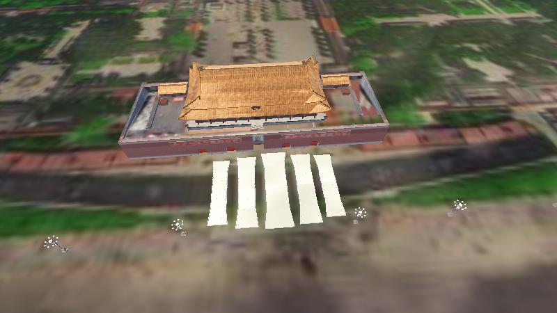 天安门城楼（城楼、桥、纪念碑和地图）20241121