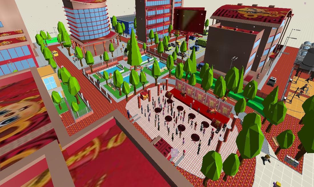 金猴闹春小城庆佳节