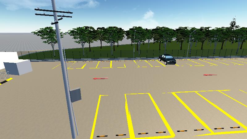 化工路停车场有箱变