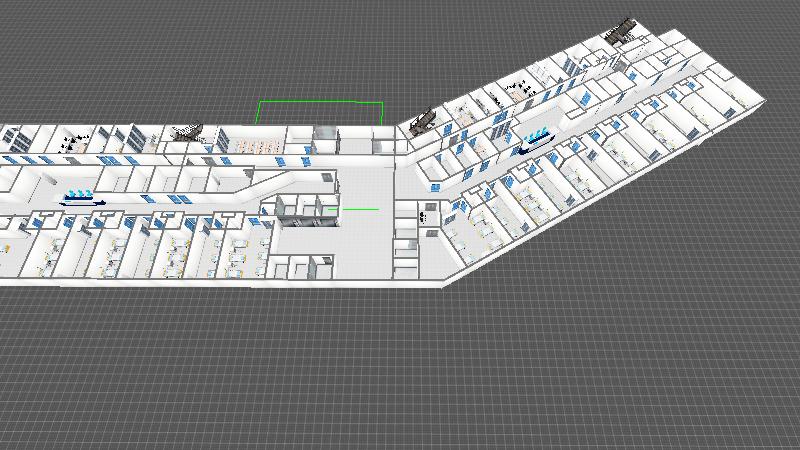 河北医科大学第一医院——北楼6层平面图