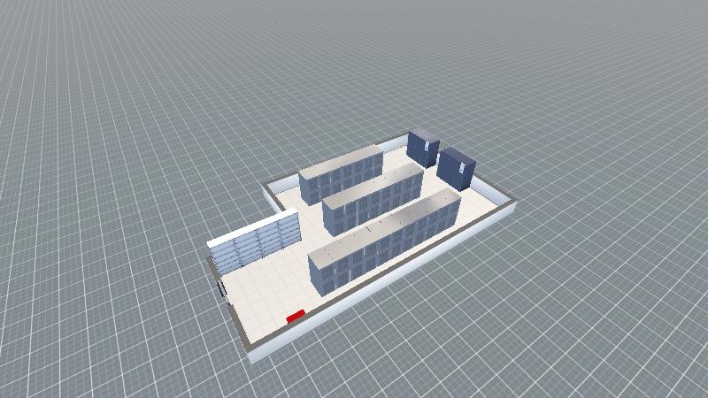 18楼自动化机房布置图