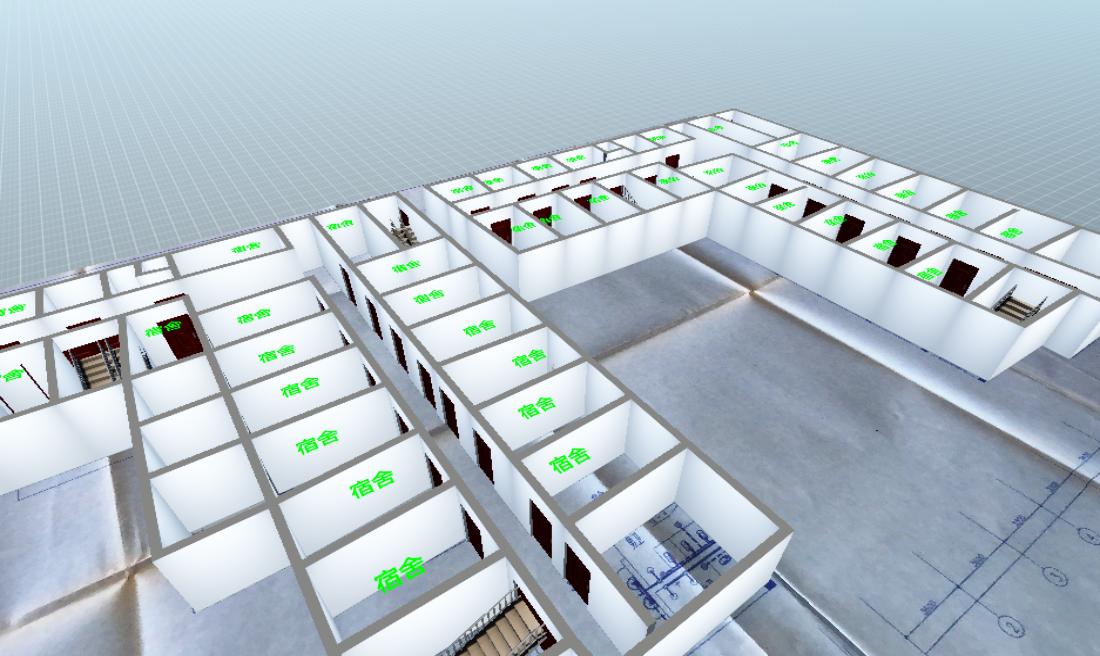 广丰区人民医院二层排水平面图