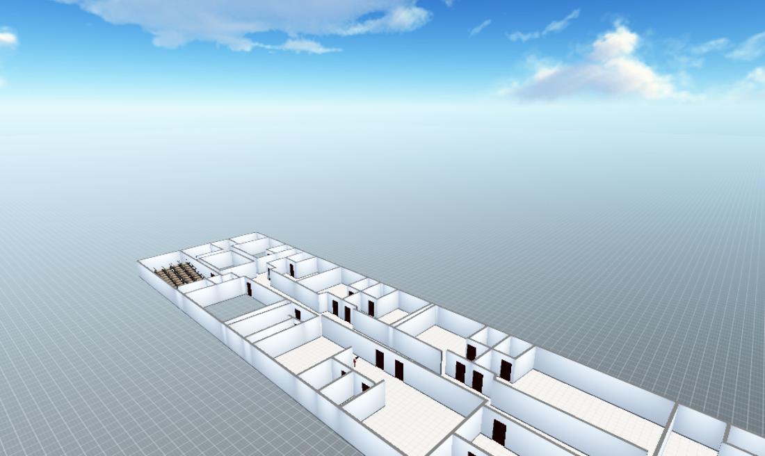 大桶大三层平面布置图
