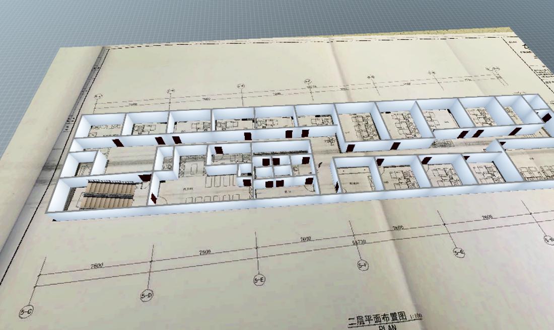 大桶大二层平面布置图