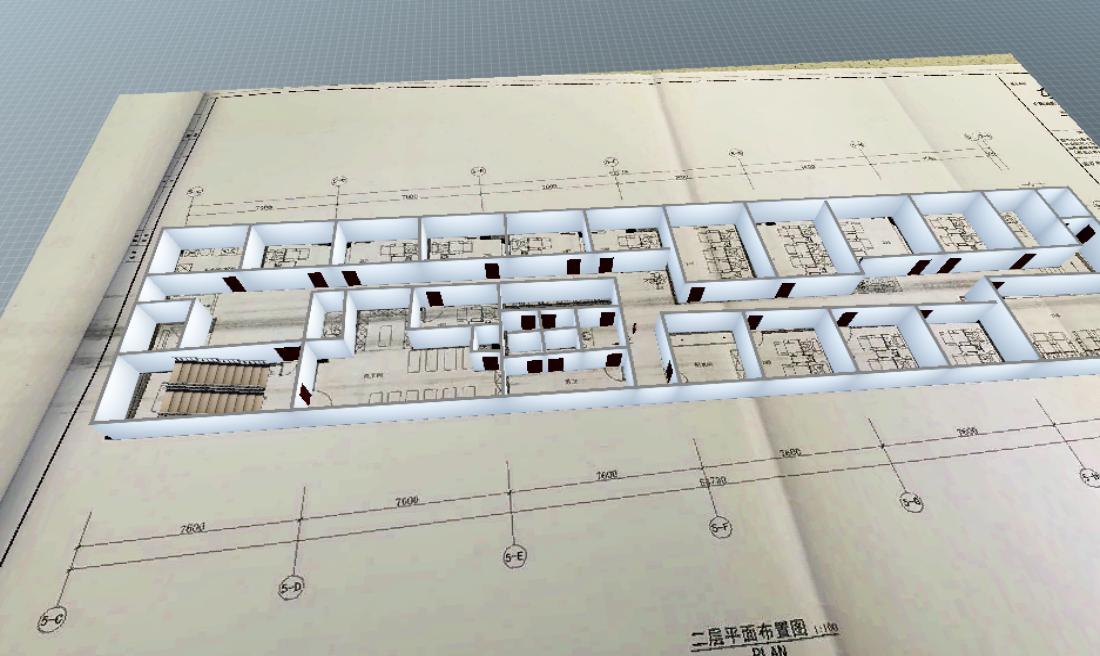 大桶大二层平面布置图