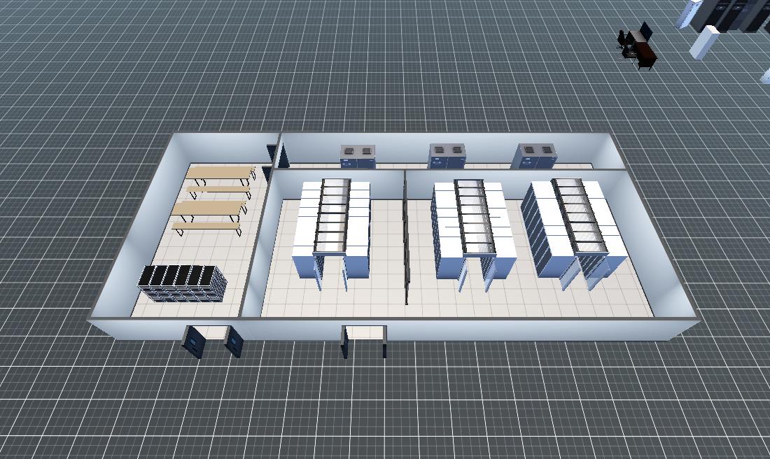 2019-7-12 广西玉林电信微模块机房监控走线方案项目Nurse