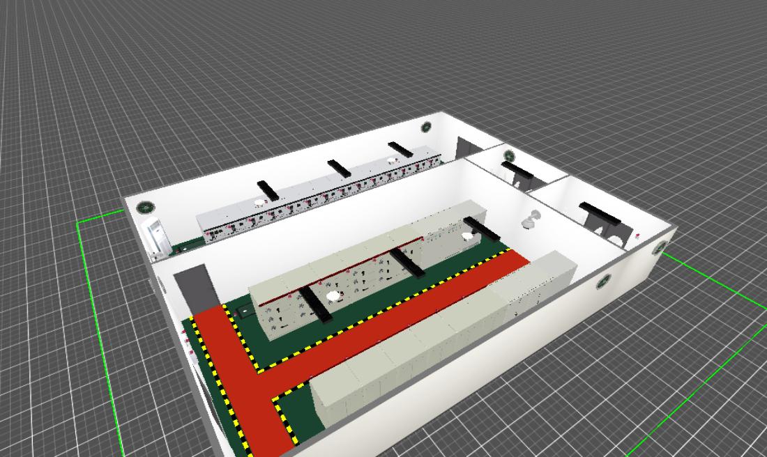 3d配电房_没有闪光