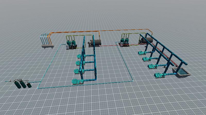 江都蒸汽锅炉热力系统图