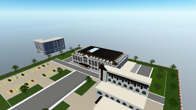 金石滩和中南路外立面