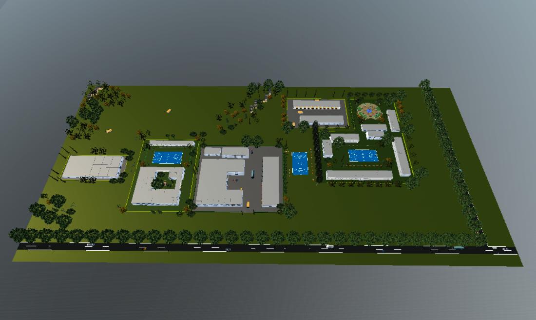 沙河高尔夫3D建筑20191009