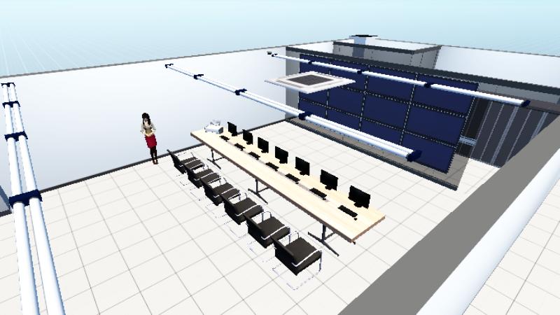 上海大悦城商业消控室效果图