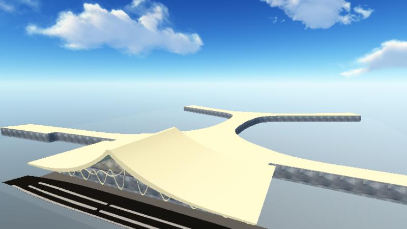 机场道路去除标线