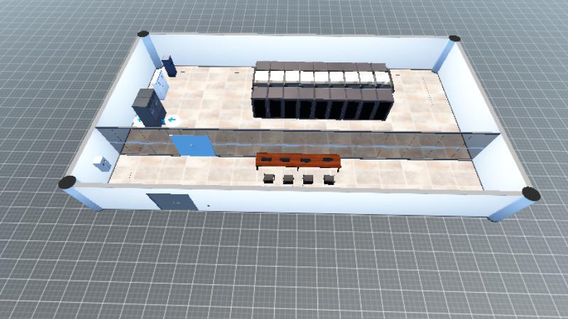 中北大学数据机房2d底图