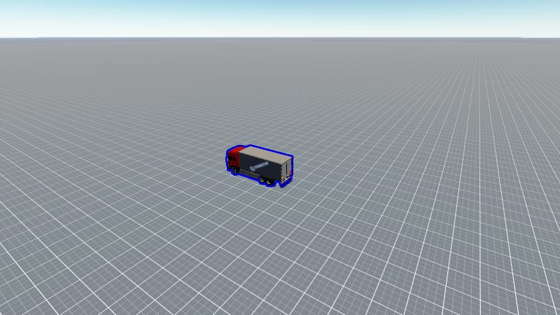 货车B拥堵逆行演示