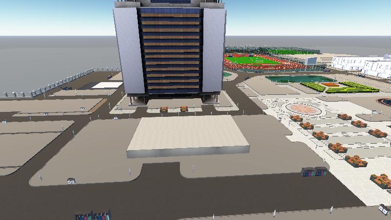 我建的模型-园区