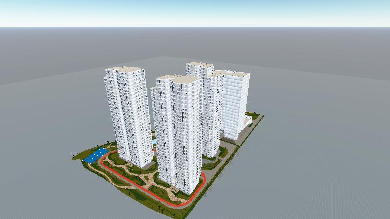 山水名园新（删除柱子、无外立面）