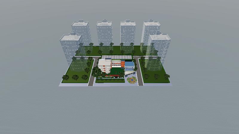 深圳市第八幼儿园（带白模）