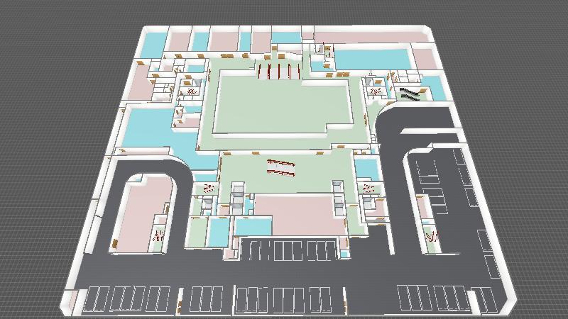 地下一层弱电平面图